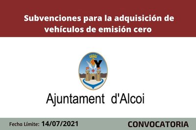 SUBVENCIONES PARA LA ADQUISICI�N DE VEHICULOS DE EMISI�N CERO