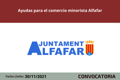 Bases de la convocatoria Alfafar