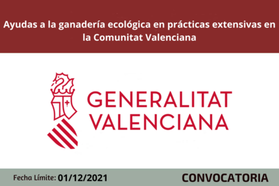 Bases Ayudas a la ganadería ecológica en prácticas extensivas en la Comunitat Valenciana