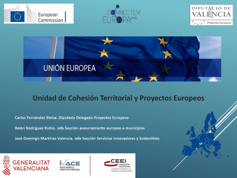 Presentacin Unidad de Cohesin Territorial y Proyectos Europeos