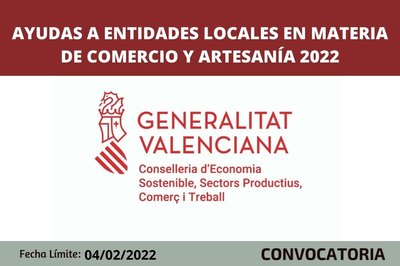 Ayudas entidades locales en materia de artesanía 2022