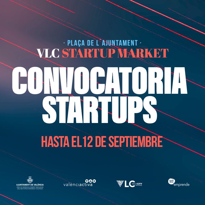 Convocatoria Startups para los 50 stands de VLC Startup Market