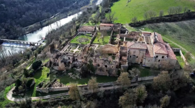 El monasterio de Rioseco, en la actualidad, a vista de dron Fundacin Rioseco
