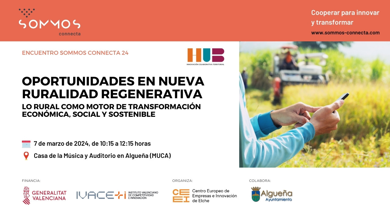 As impacta la Nueva Ruralidad Regenerativa en Alicante: descubre el presente y futuro del desarrollo rural en esta jornada