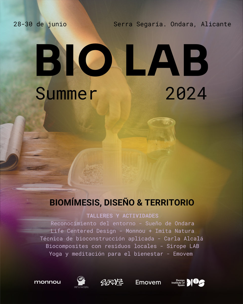 Summer Bio Lab Junio 2024 - Biomímesis, diseño y territorio.
