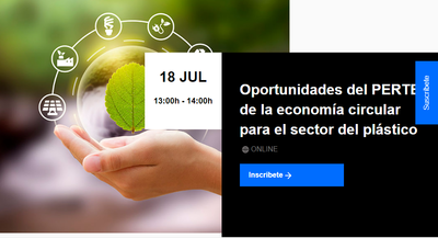 WEBINAR: Oportunidades del PERTE de la Economa Circular para el sector del plstico