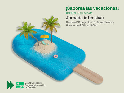 Diseño cartel vacaciones 2024