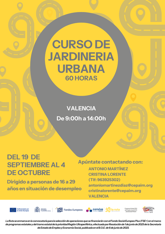 CURSO JARDINERA URBANA