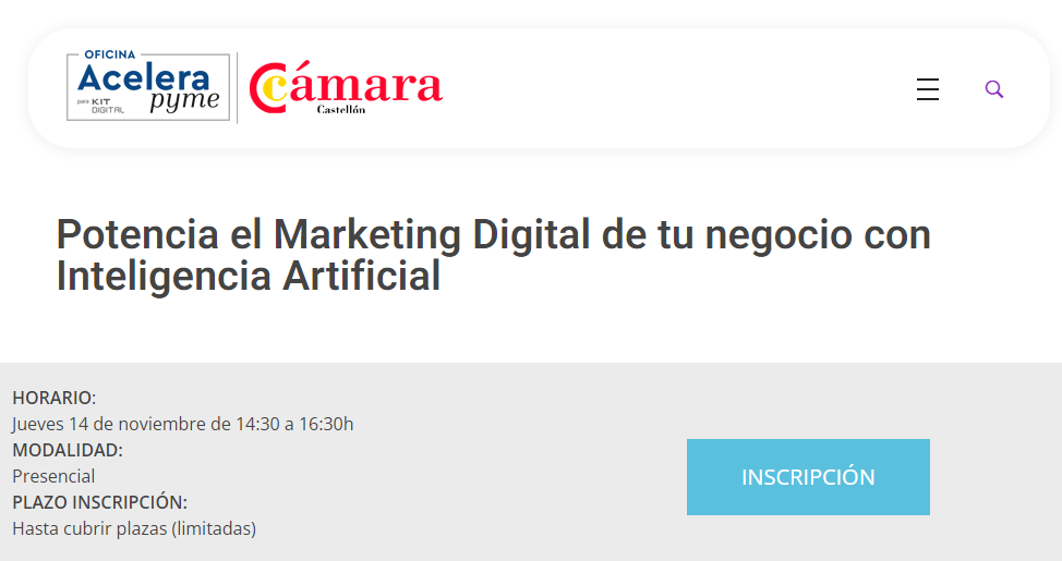 Potencia el Marketing Digital de tu negocio con Inteligencia Artificial