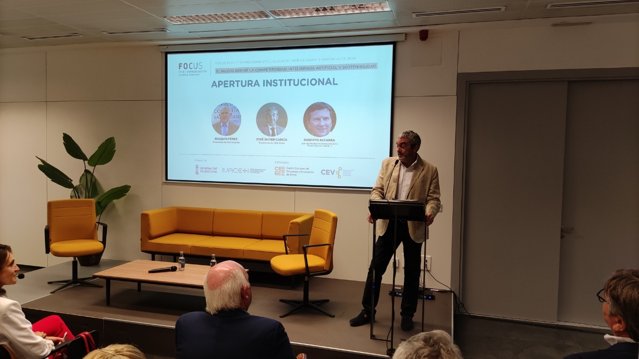 José Javier García, presidente del CEEI Elche