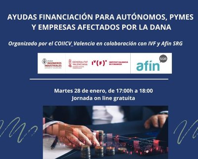 Ayudas de financiación para autónomos, pymes y empresas afectados por la DANA