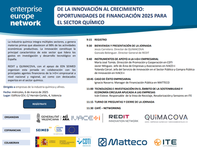 De la innovacin al crecimiento: oportunidades de financiacin 2025 para el Sector Qumico