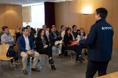 Francho Garc�a, en el Coffee Time del Club de Inversi�n