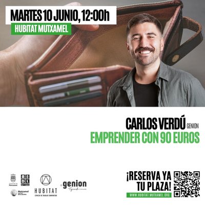Jornada Formativa || Emprender con 90€ con Carlos Verdú