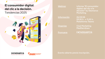 🖥️ ¡WEBINAR ABIERTO! 🖥️ ‘El consumidor digital: del clic a la decisión. Tendencias 2025’