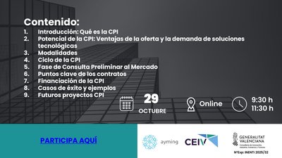Impulsa la innovación desde la contratación pública: formación especializada en Compra Pública de Innovación