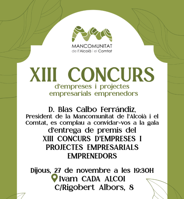 Gala entrega premios Mancomunitat
