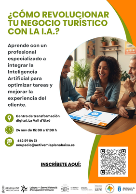 Inteligencia Artificial: herramientas útiles para mi negocio turístico