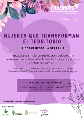 Mujeres que transforman el territorio: liderar desde La Serranía