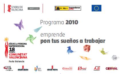 Todas las actividades del DPECV2010. Programa