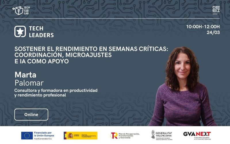 Sesión Tech Leaders con Marta Palomar