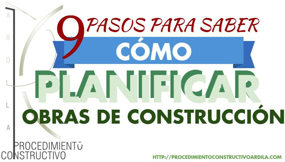 Planificaci�n de Obra
