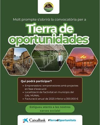 CaixaBank i el Grup d’Acció Local Rural Muntanya d’Alacant impulsaran l'emprenedoria rural al territori Leader