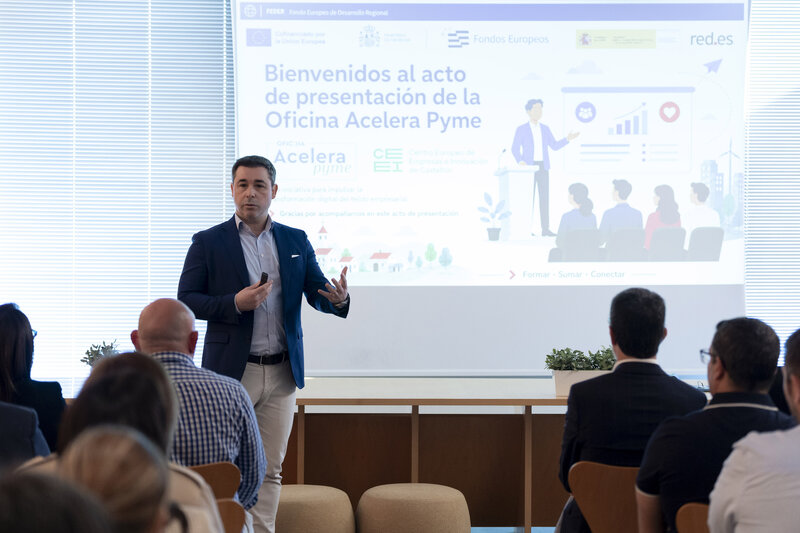 El coordinadora de la OAP de CEEI Castellón, Javier Martínez