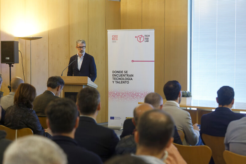 Justo Vellón, en la apertura del Demo Day de StarTech Innovation