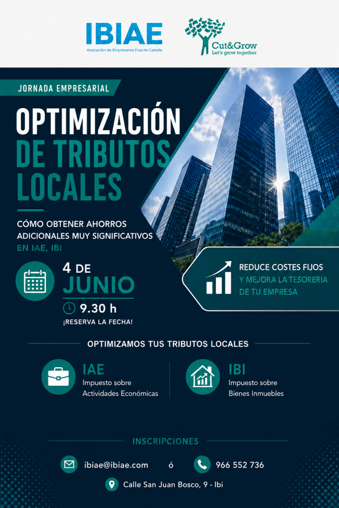 Jornada sobre optimización de tributos locales para ayudar a las empresas a reducir costes