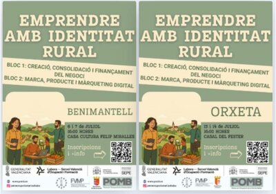 «Emprender con identidad rural», un taller para explotar las oportunidades de negocio en el entorno rural.