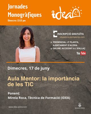 Monogr�fico IDEA Alzira - "Aula Mentor: la import�ncia de les TIC"