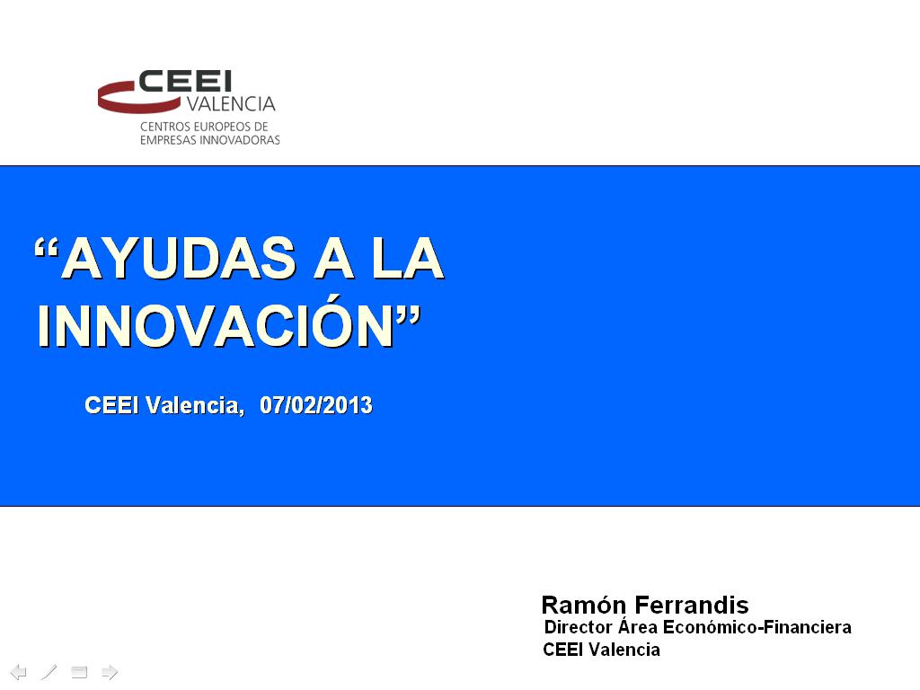 ayudas innovaci�n