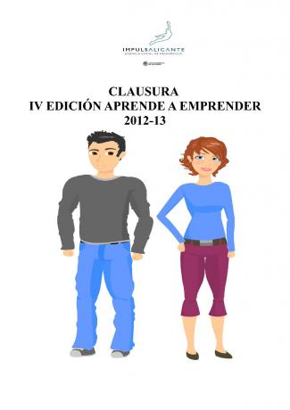 Clausura Aprende a Emprender 2012-13