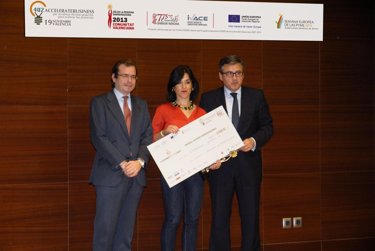Premio Empresa de mujeres emprendedoras DPECV2013