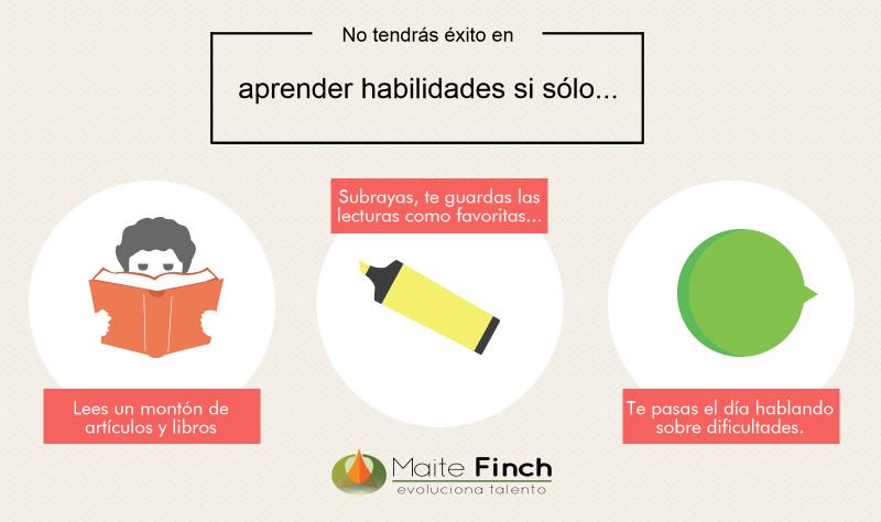 Por qu nicamente leer sobre habilidades no te servir?