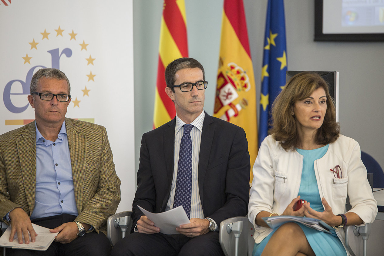 Enric Roig , Justo Vellón, Ana Botella en el Comité de Programación del DPECV2015