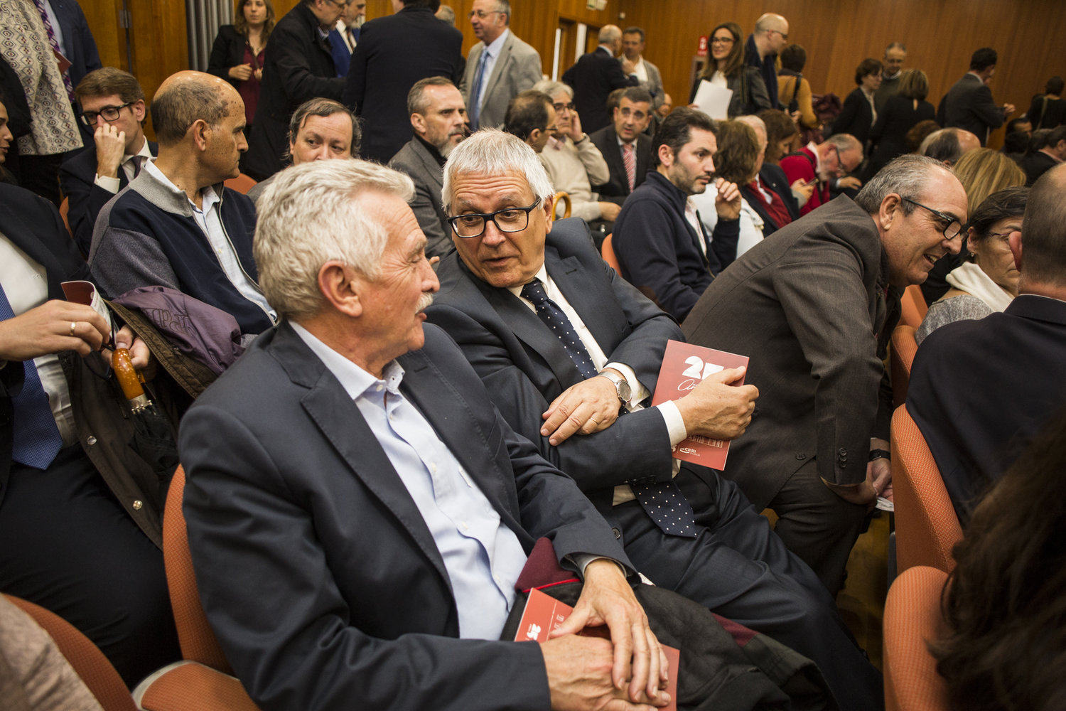 Dionisio Biot, Presidente de SECOT junto a Pepe Portilla, Director de Escuela de Negocios[;;;][;;;]