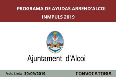 Ayudas arrenda Alcoi - Programa Inmpuls 2019