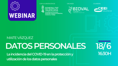 Webinar La incidencia del COVID-19 en la proteccin y utilizacin de los datos personales