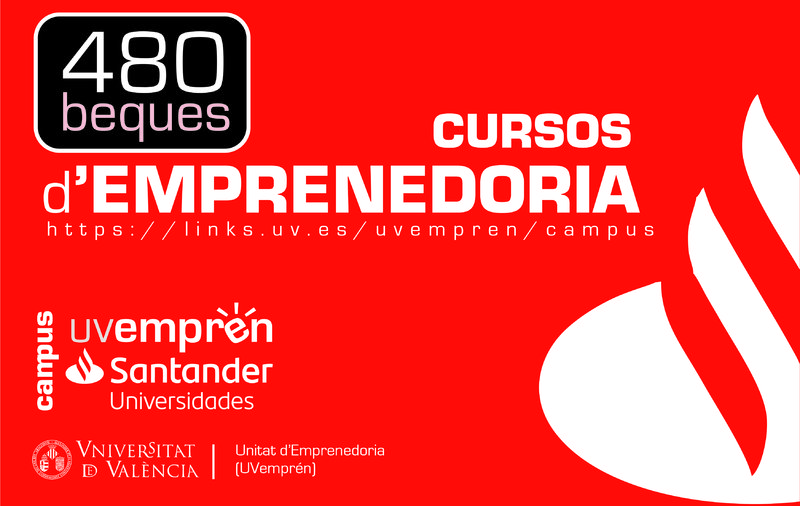 La Universitat de Valncia presenta una nova edici del programa UVemprn Campus amb 480 beques per a formaci en emprenedoria