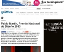 Pablo Mart�n, Premio Nacional de Dise�o 2013 modalidad 'profesionales'